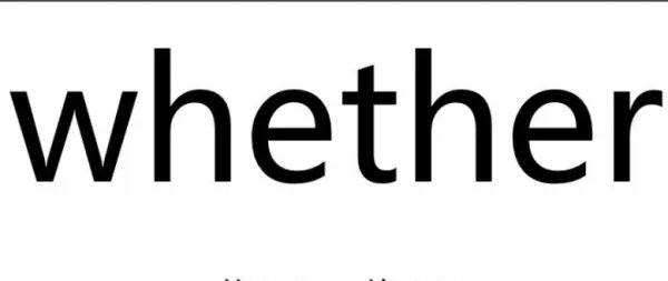 whether or用法是什么？