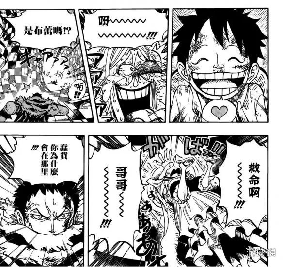 《海贼王》漫画第885话 与大妈决战的时刻终于要来了