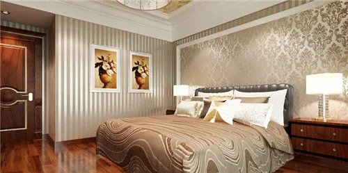 壁纸装修效果图  这样有格调的壁纸快收了