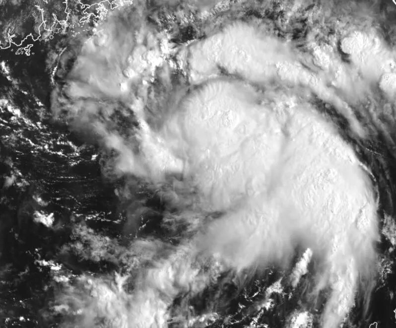 2020年7号台风路径实时发布系统云图 今日“海高斯”卫星云图实时追踪