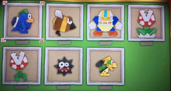 《纸片马里奥》折纸兵收集图鉴 全怪物一览