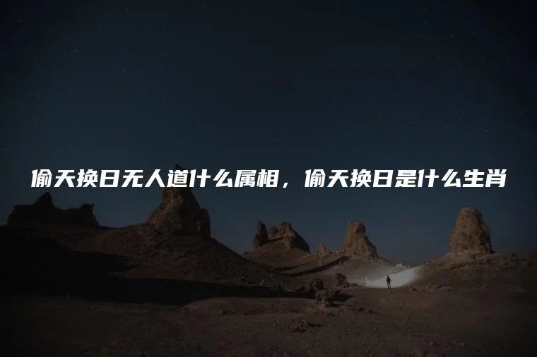 偷天换日无人道什么属相，偷天换日是什么生肖