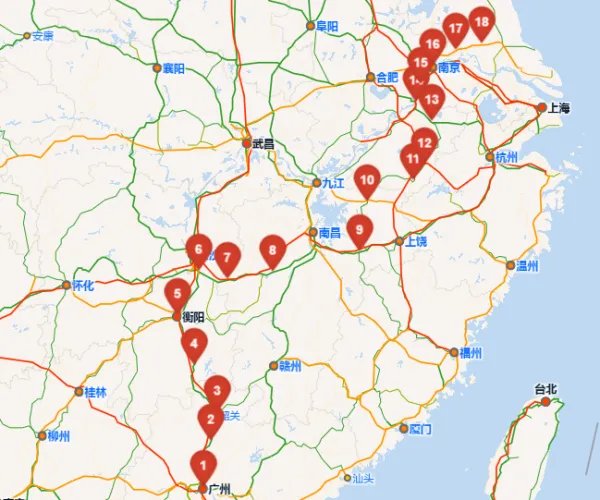 T152火车经过哪些地方