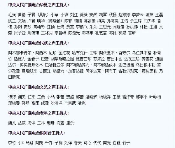 中国人民广播电视台主持人徐斐