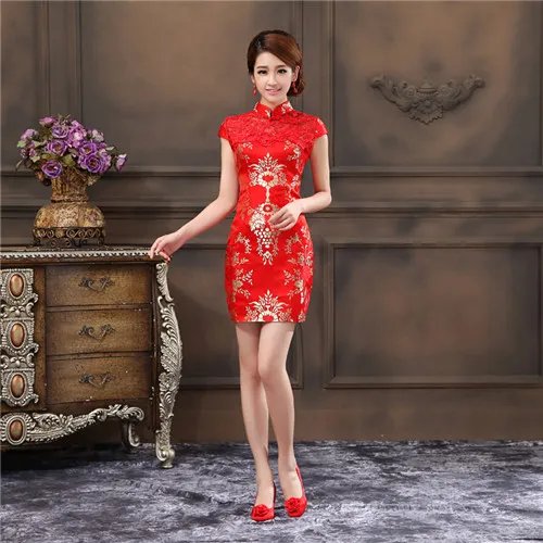 旗袍礼服新娘图片欣赏 新娘旗袍礼服的搭配技巧