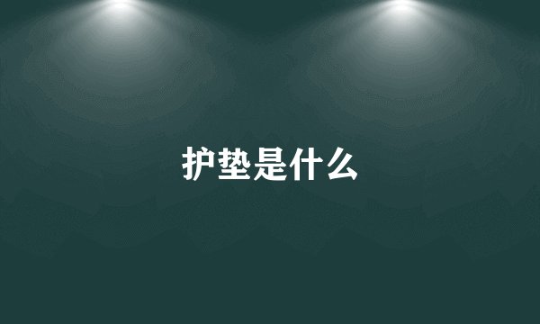 护垫是什么