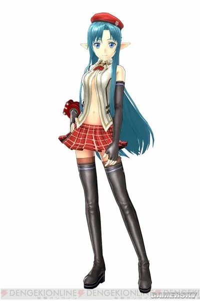 《刀剑神域:失落之歌》绝剑优纪亮相 黑丝美腿欲露还羞