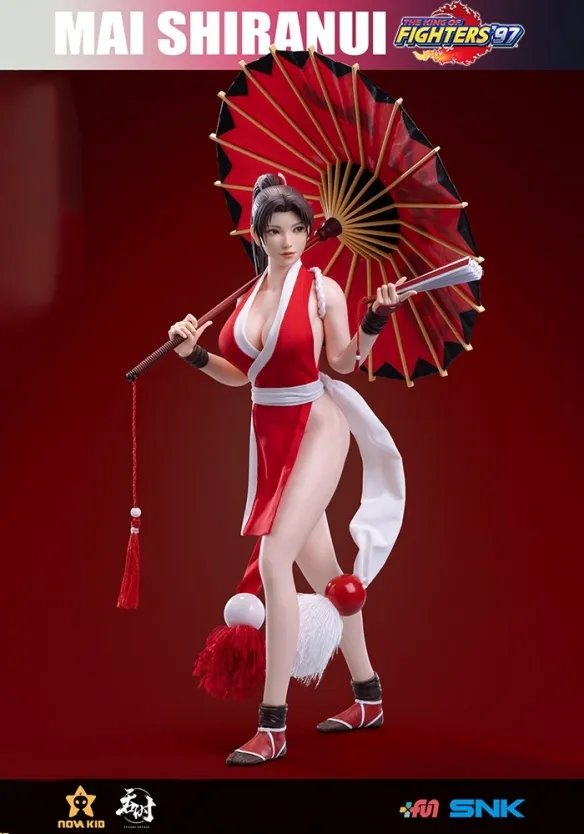 性感火辣!《拳皇97》不知火舞1/6可动包胶手办发布