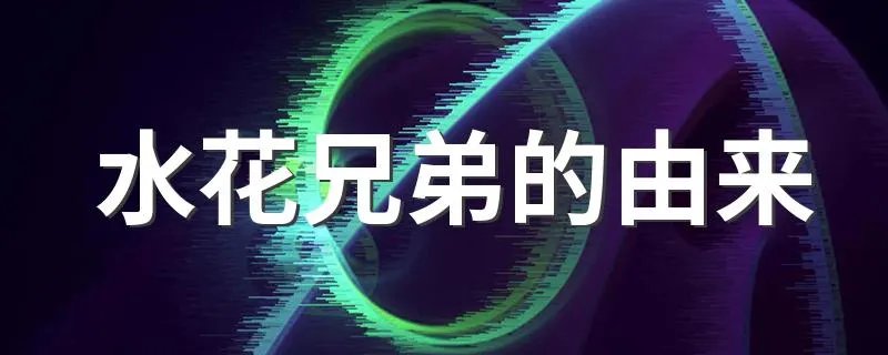 水花兄弟的由来 水花兄弟介绍