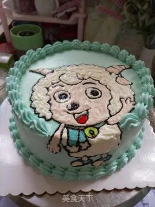 喜羊羊生日蛋糕