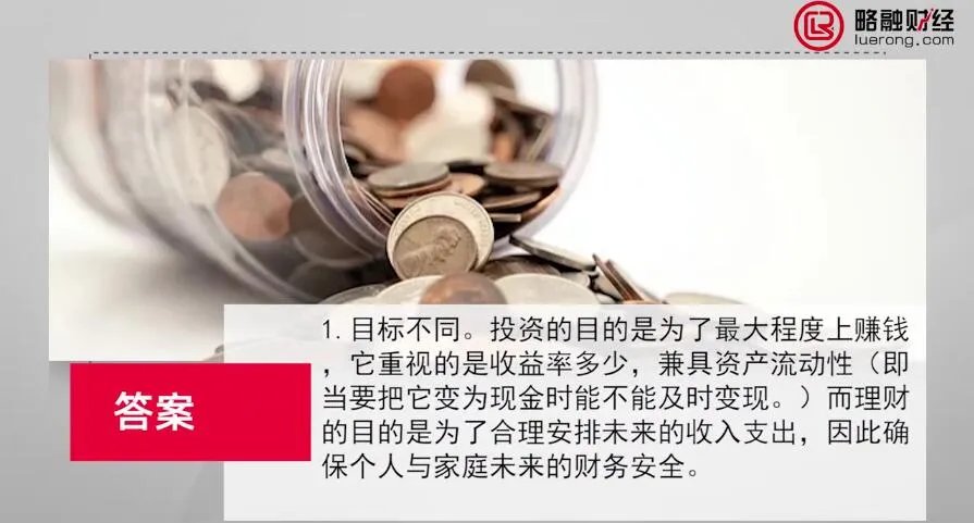 投资与理财的区别