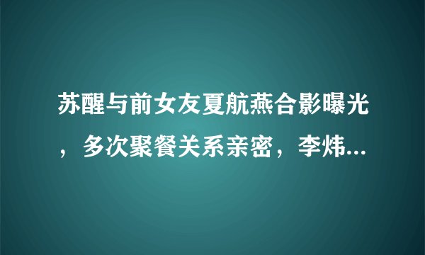 苏醒与前女友夏航燕合影曝光，多次聚餐关系亲密，李炜8年前被打有隐情？