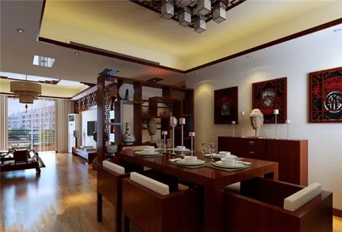 客厅装修隔断博古架效果图 打造秀美多姿的家居空间