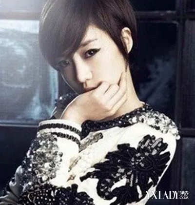 韩国女明星短发发型图片欣赏短发造型更具魅力