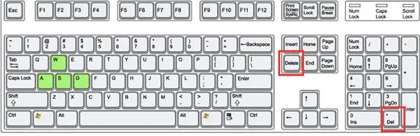 delete键在哪键盘