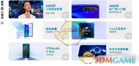 华为荣耀20S价格配置详情一览