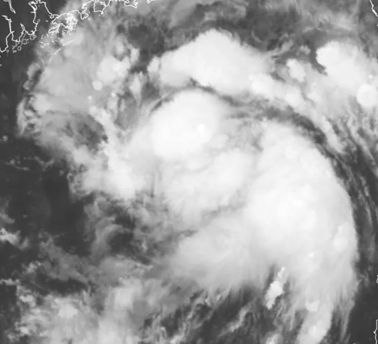 2020年7号台风路径实时发布系统云图 今日“海高斯”卫星云图实时追踪