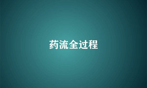 药流全过程