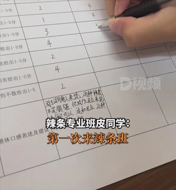 辣条专业学生吃辣条考试 学生：感觉辣条厂都是我的