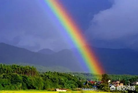 彩虹的顶部是什么颜色