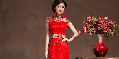 旗袍礼服新娘图片欣赏 新娘旗袍礼服的搭配技巧