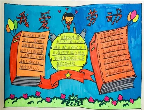 2020劳动节手抄报简单好画图片大全