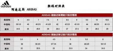 nike鞋码对照表