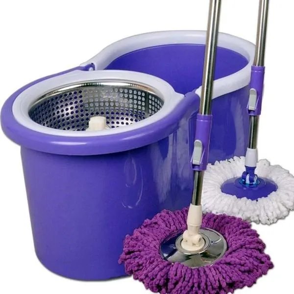 自动拖把桶旋转怎么用