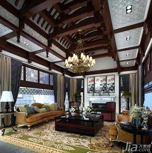 中式豪华别墅设计图 东方之美