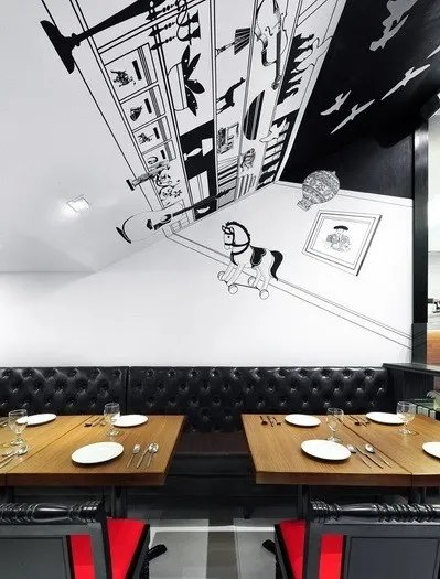 石家庄餐厅装修 loft风格餐厅设计说明