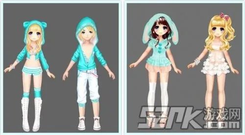 炫舞q版本形象情侣装搭配 q版本形象情侣装