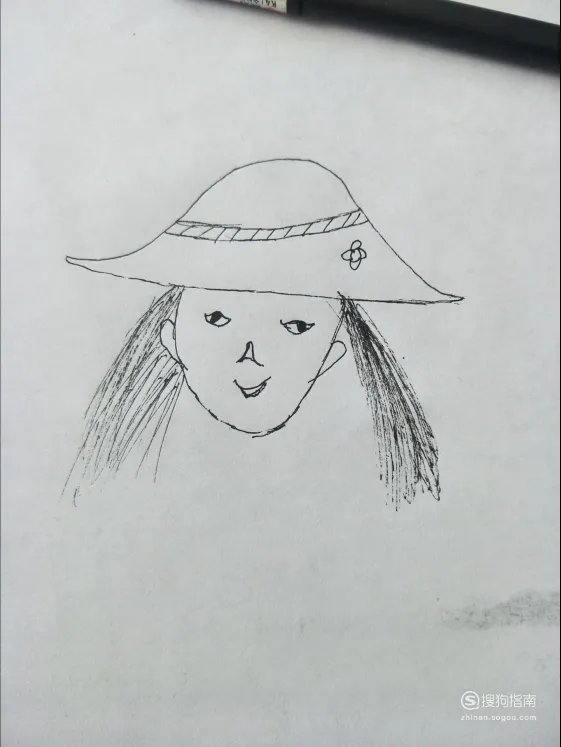 怎么画一个三八妇女节的小女生卡通简笔画