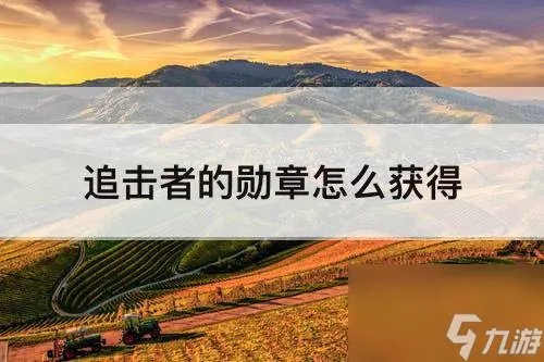 追击者的勋章怎么获取