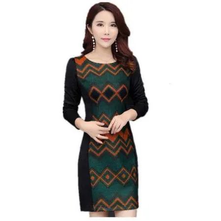 秋冬女生连衣裙该怎么穿好看？