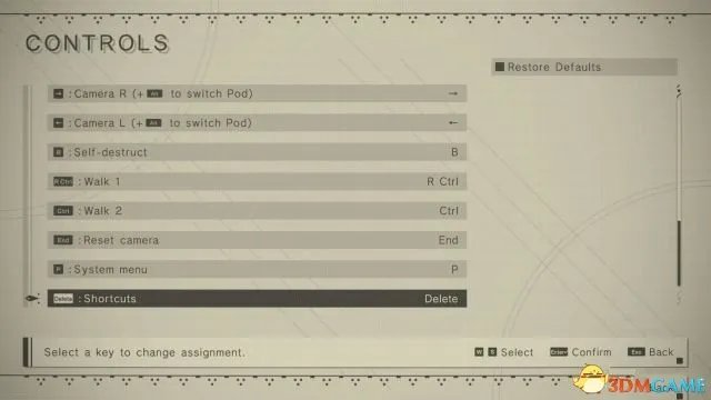 尼尔机械纪元PC版按键操作方法一览 尼尔PC怎么操作