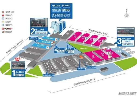 轻车熟路看展会!2015CJ展会场馆平面图大揭秘