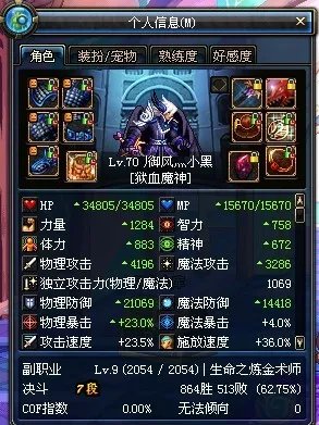 DNF最新狱血魔神刷图加点。