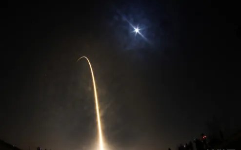 美猎鹰9一箭十星回收成功了吗？