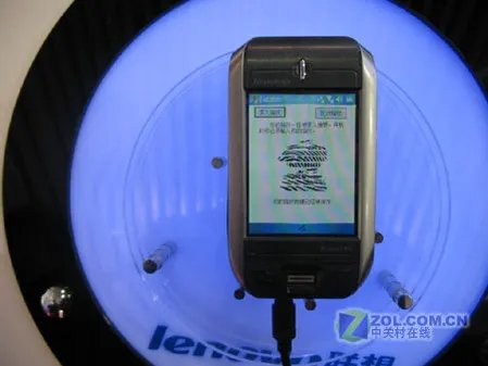 指纹识别名片扫描 联想ET980现场试用