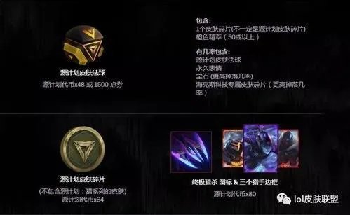 源计划皮肤碎片和皮肤法球有什么区别?