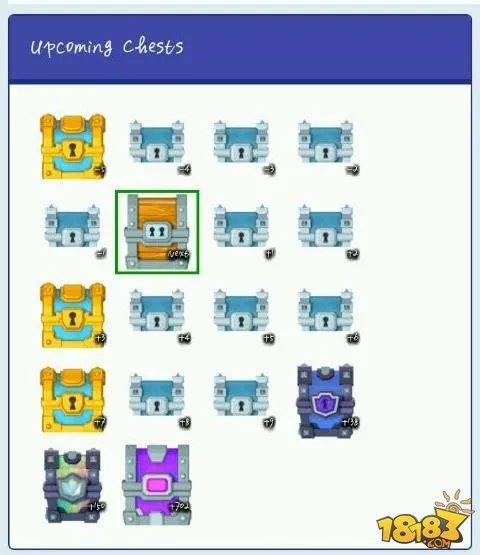 部落冲突皇室战争宝箱掉落次序表