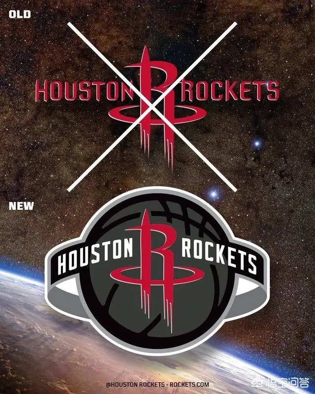 NBA火箭队跟风CBA更换新队标，新队标是否更好看了？