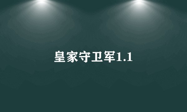 皇家守卫军1.1