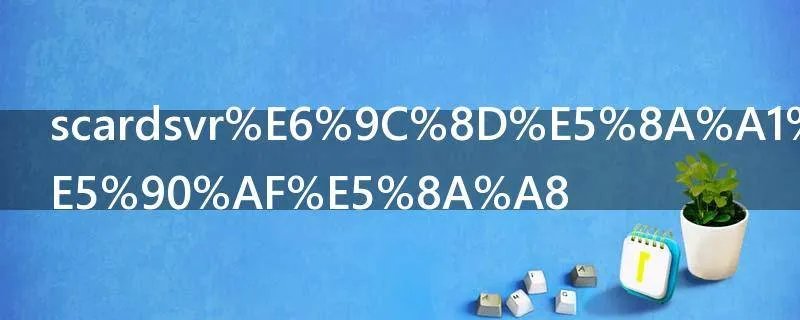scardsvr服务如何启动