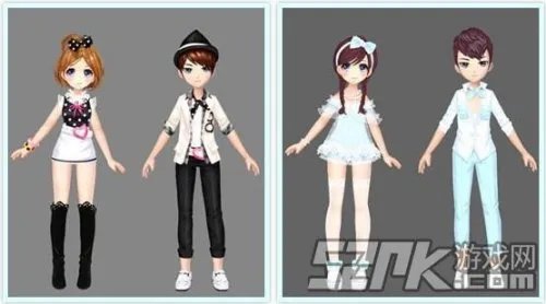 炫舞q版本形象情侣装搭配 q版本形象情侣装