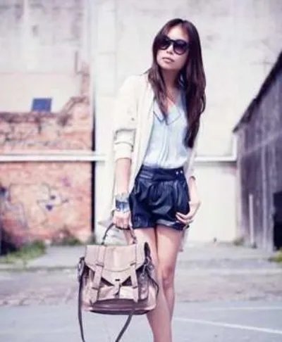 秋冬短裤搭配:潮流有范的秋冬短裤搭配技巧