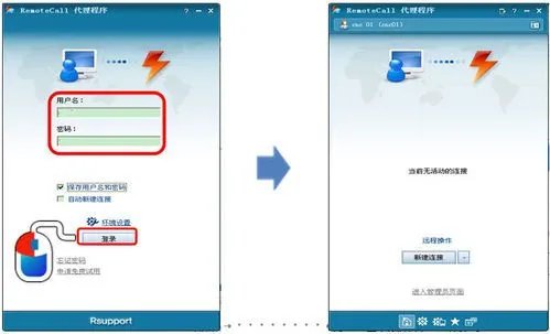 怎样用远程控制软件RemoteCall进行远程支持服务