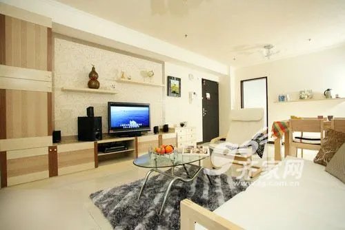 清新淡雅日式风格 80后美女自装99平米恬静三居室