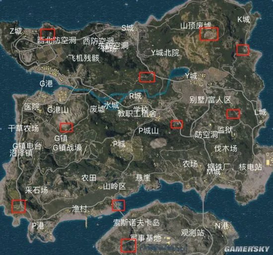 刺激战场年兽位置大全 年兽位置一览