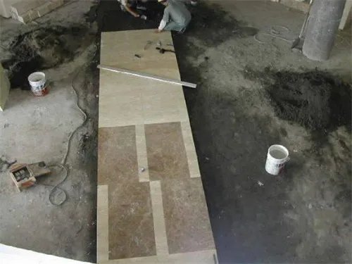 贴地砖的方法与技巧